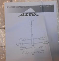 Rustic 8 light Chandelier- New in the box. - Image 3