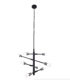 Rustic 8 light Chandelier- New in the box. - Image 4