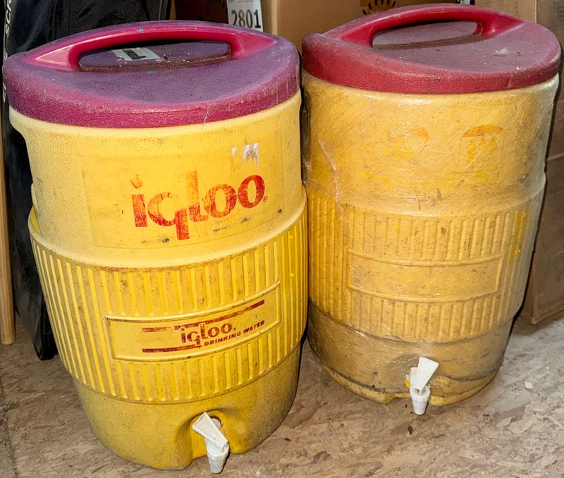 Two Igloo Water Cooler w/ Dispenser - 5 Gallon - Image 1