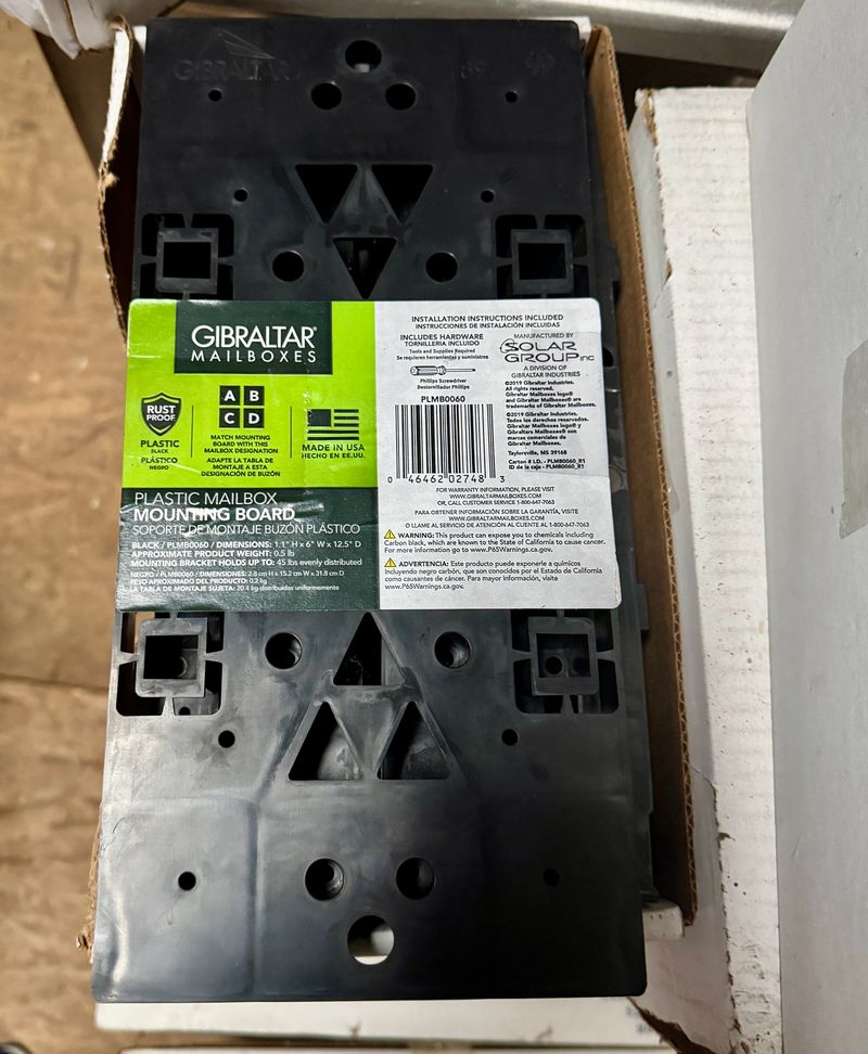 GIBRALTAR Mailbox Mounting Board (x6) - Image 1