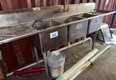 3 Part NSF Commercial Kitchen Sink - Image 1