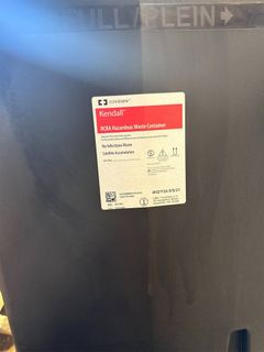 Black Base Waste Container - Image 2