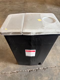 Black Base Waste Container - Image 3