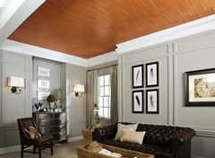 Rustic Pine MDF Surface-Mount Ceiling Plank - Image 2