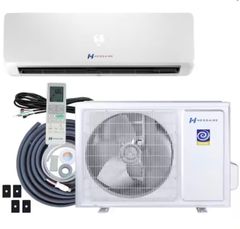 DIY 22 SEER2 12,000 BTU Wi-Fi 1-Ton Ductless Mini Split Air Conditioner and Heat Pump Variable Speed Inverter-115-Volt - Image 2