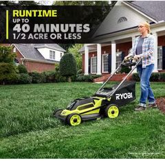 RYOBIONE+ HP 18V Brushless 20 in. Cordless Battery Walk Behind Self-Propelled Lawn Mower - Image 2