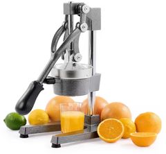 WilprepStainless Steel Gray Hand Press Juicer Machine, Manual Citrus Juicer, Professional Squeezer and Crusher - Image 1