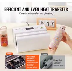 VEVORAuto Tumbler Heat Press Machine, Mug Heat Press for 11 oz.-30 oz. Sublimation Tumblers, Heat Up Fast and Even, Tumbler - Image 5