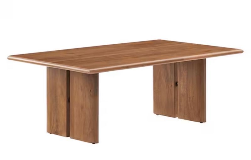 MODWAYAmistad 44" in Walnut Rectangle Wood Coffee Table - Image 1