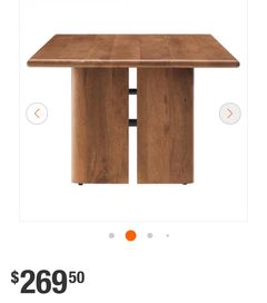 MODWAYAmistad 44" in Walnut Rectangle Wood Coffee Table - Image 2
