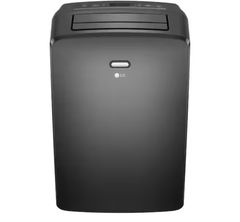 LG8,000 (DOE) BTU 115-Volt Portable Air Conditioner Unit Cools 350 sq. ft. with Dehumidifier and Wi-Fi in Gray - Image 1