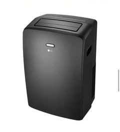 LG8,000 (DOE) BTU 115-Volt Portable Air Conditioner Unit Cools 350 sq. ft. with Dehumidifier and Wi-Fi in Gray - Image 1
