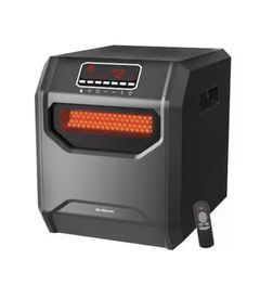  WeWarmElectric 6 Element Infrared Space Heater Black Plastic - Image 1