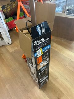 SharkSteam and Scrub Corded Steam Mop and Cleaner for Hard Floors White with Steam Blaster Technology that scrubs sanitizes - Image 7