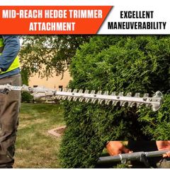 ECHO21 in. Mid-Reach Hedge Trimmer Attachment for ECHO Gas or Battery Pro Attachment Series - Image 3