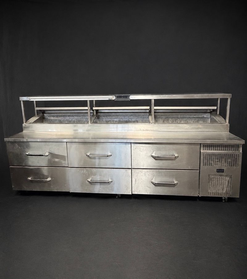 Randell 68" Pizza Preparation Refrigerator - Image 1