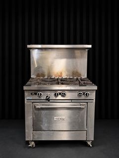 U.S. Range Commercial Gas Stove Oven - Image 1