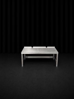 Rectangular Metal Industrial Table - Image 1