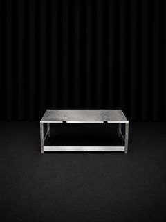 Rectangular Metal Industrial Table - Image 3