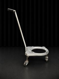 Aluminum Cylinder Dolly with Swivel Casters - Image 2