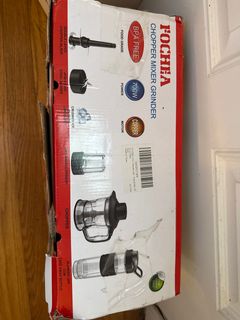 George Foreman Grill Fochea Chopper Mixer and Juice Tiger Box Lot - Image 5
