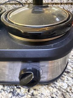 Farberware Triple Slow Cooker Buffet Server With Stoneware Crocks - Image 4