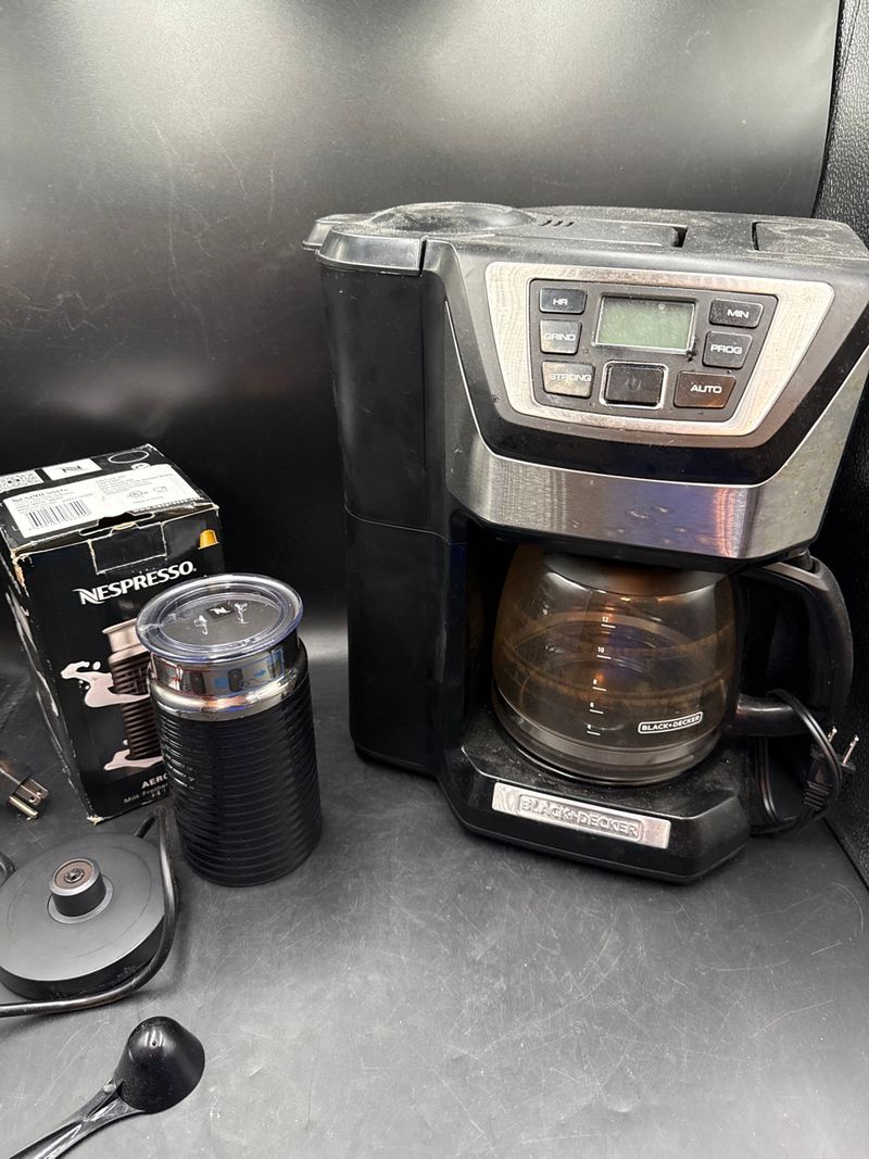Black+Decker Mill and Brew Coffee Maker With Nespresso Aeroccino3 Frother - Image 1