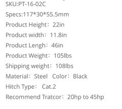 2026 3 Point Tractor Attachment Adapter - Image 3