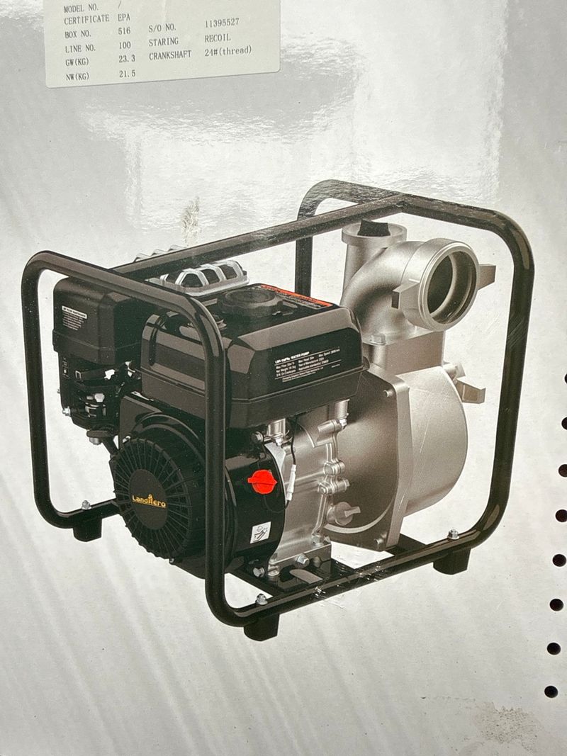 2025 Land Honor 3in Semi-Trash Water Pump - Image 1
