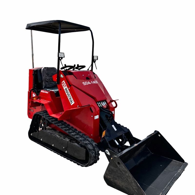 2026 AGT Mini Ride-on Crawler Loader with Canopy and RATO 15HP Engine - Image 1