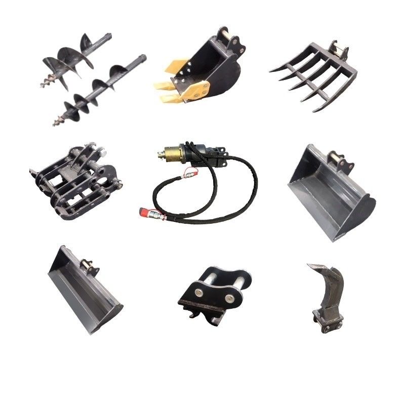 2026 AGT Mini Excavator Attachment 9 piece Set - Image 1