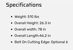78 Inch Land Leveler for Skid Steer - Image 3