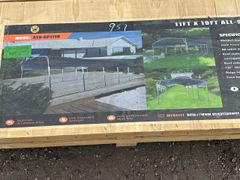 11   19 FT All-Steel Carport with 10 ft Open Sidewall - Image 3