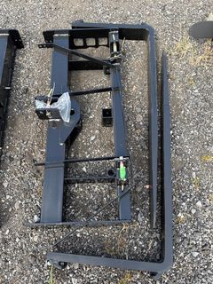 Skid Steer Pallet Fork Attachment with Forks - Image 1