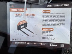 Wolverine Skid Steer Fork Header with Forks - Image 3