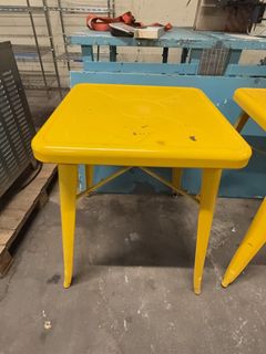 Square Metal Table - Image 2