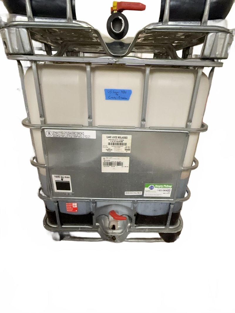 Cane Juice Molasses in IBC Tote, Partial - Image 1