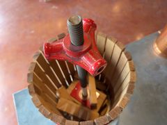Wood and Metal Fruit Wine Press - Image 4