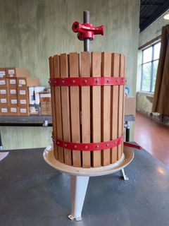 Wood and Metal Fruit Wine Press - Image 6