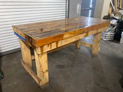 Solid Wood Workbench - Image 2