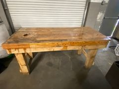 Solid Wood Workbench - Image 3