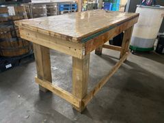Solid Wood Workbench - Image 4