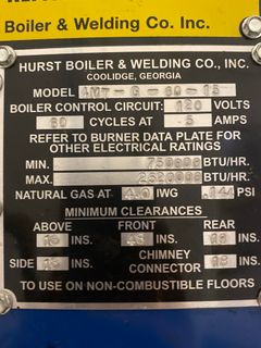 Vertical Steam Boiler, 60HP  - Image 3