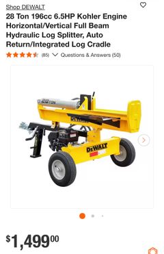 Dewalt 28 Ton Log splitter  - Image 6