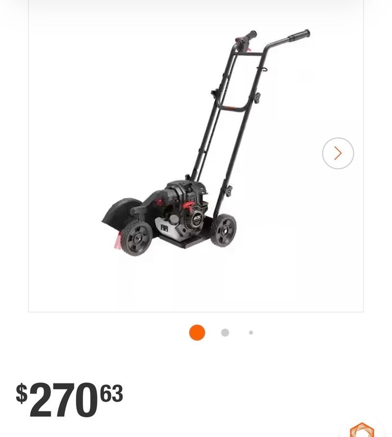 46 cc Gas Powered 4-Stroke Walk Behind Edger - Image 1