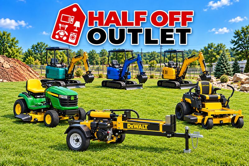 Mini Excavators Riding Mowers 40ft High Cube Multi-Door Container & Tools banner
