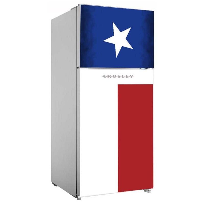 N/A. 7.2 cu. ft. Top Freezer Refrigerator, Crosley - Texas Salute Series ARX72TXAW - Image 1