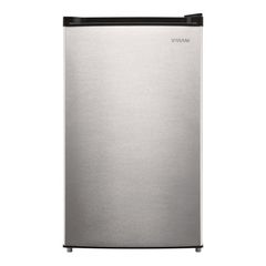 Vissani 4.4 cu. ft. Mini Refrigerator in Stainless Look with 7-Door Racks, Glass Shelves, and Energy Efficiency MDAR44SS5 - Image 1