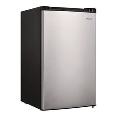 Vissani 4.4 cu. ft. Mini Refrigerator in Stainless Look with 7-Door Racks, Glass Shelves, and Energy Efficiency MDAR44SS5 - Image 3