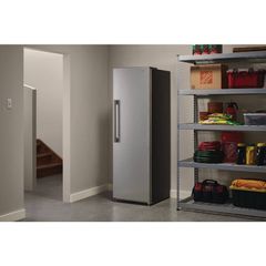 Vissani 11 cu. ft. Convertible Upright Freezer in Stainless Look with Adjustable Shelving, Garage Ready MDUF11SS5 - Image 3